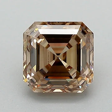 1.16ct Square emerald Natural Diamond (Colour Fancy Dark Brown, Clarity VS1, GIA Certified)