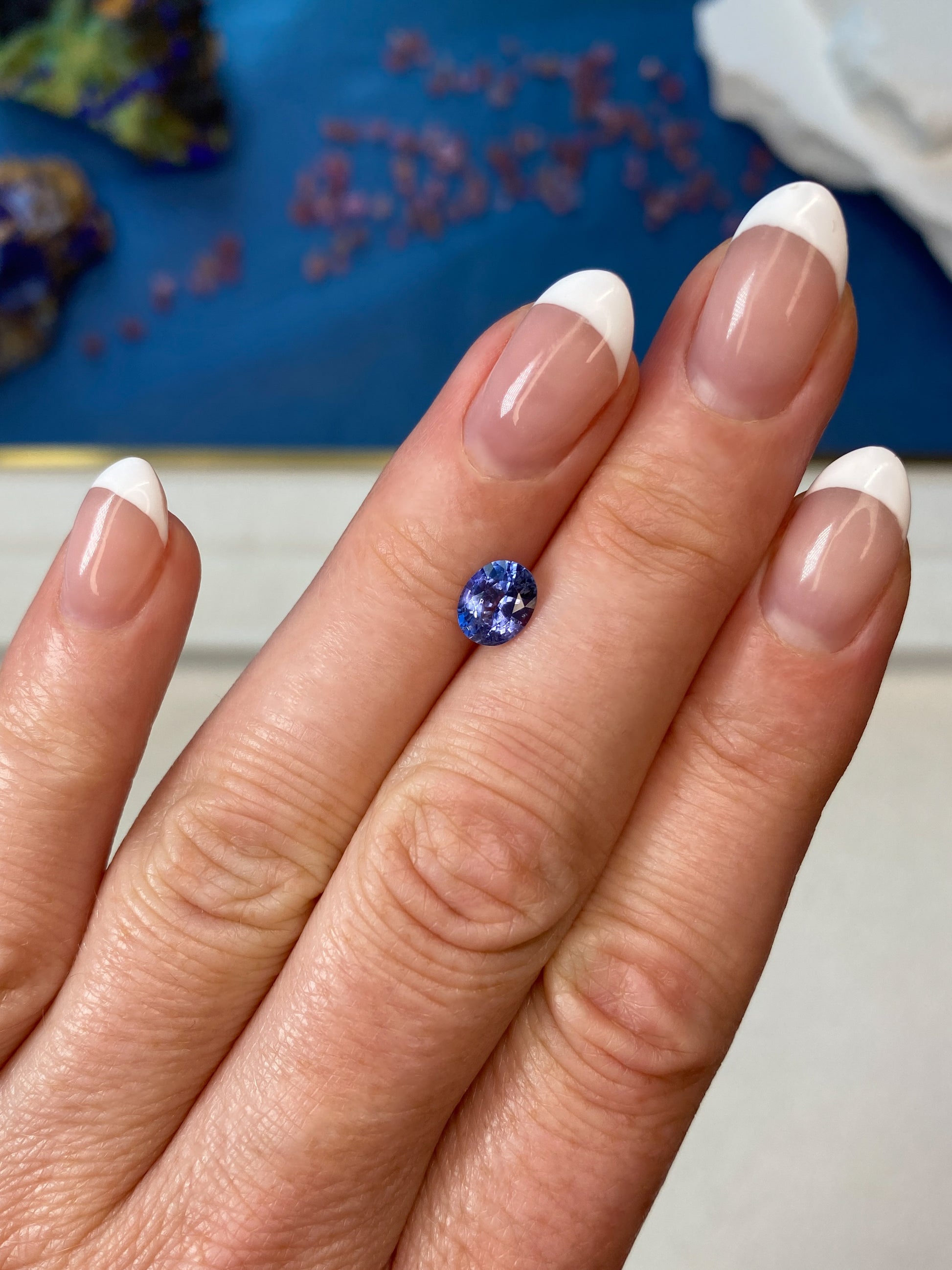 1.18ct Blue Sapphire Oval Cut
