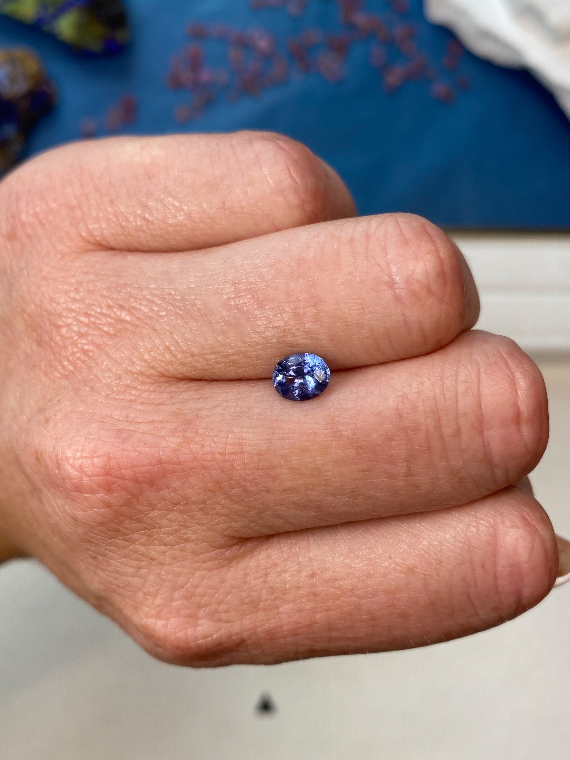 1.18ct Blue Sapphire Oval Cut