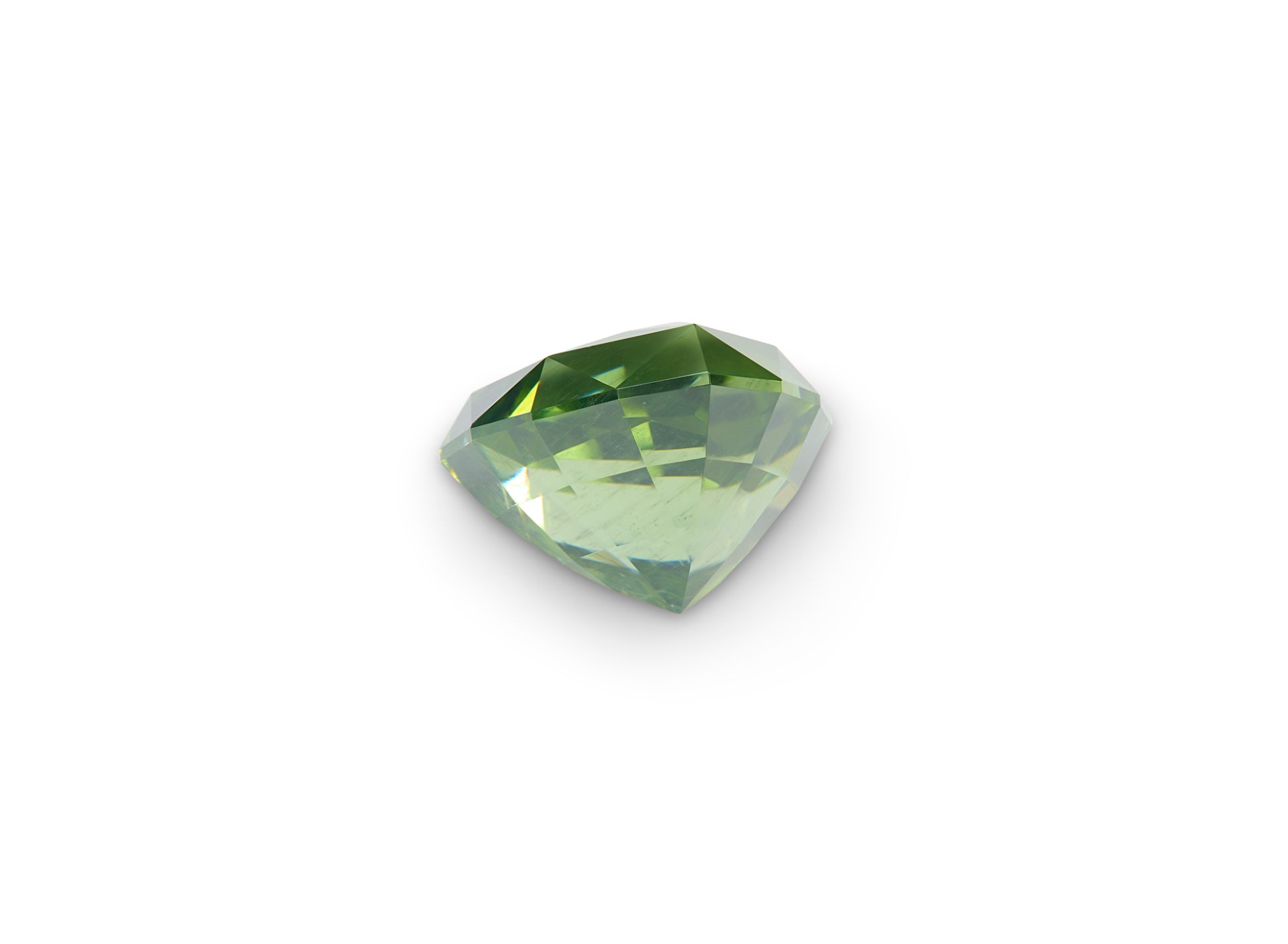 1.21ct Green Zircon Trillion Cut