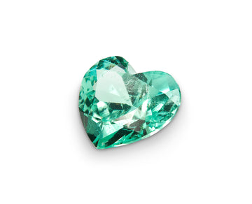 1.22ct Colombian Emerald Heart Shape