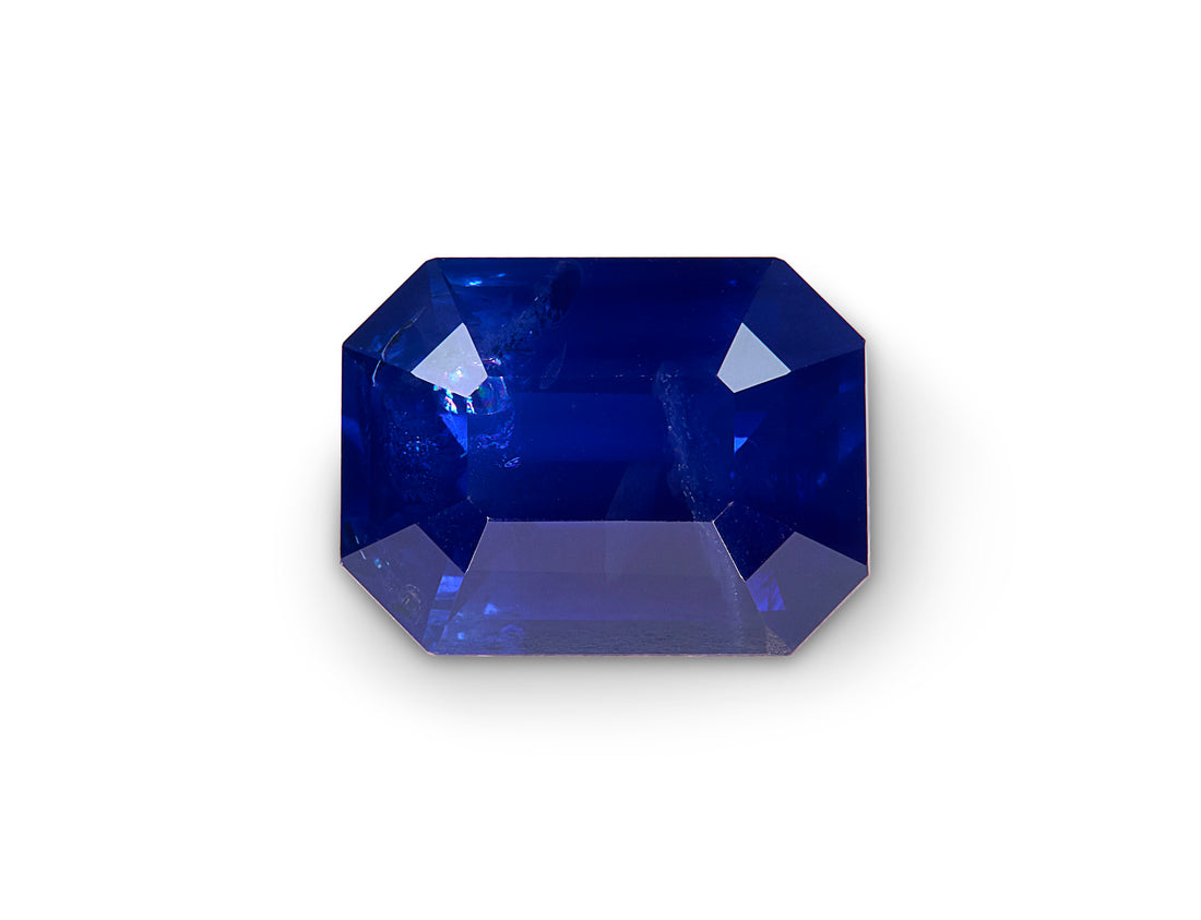 1.22ct Royal Blue Sapphire Emerald Cut