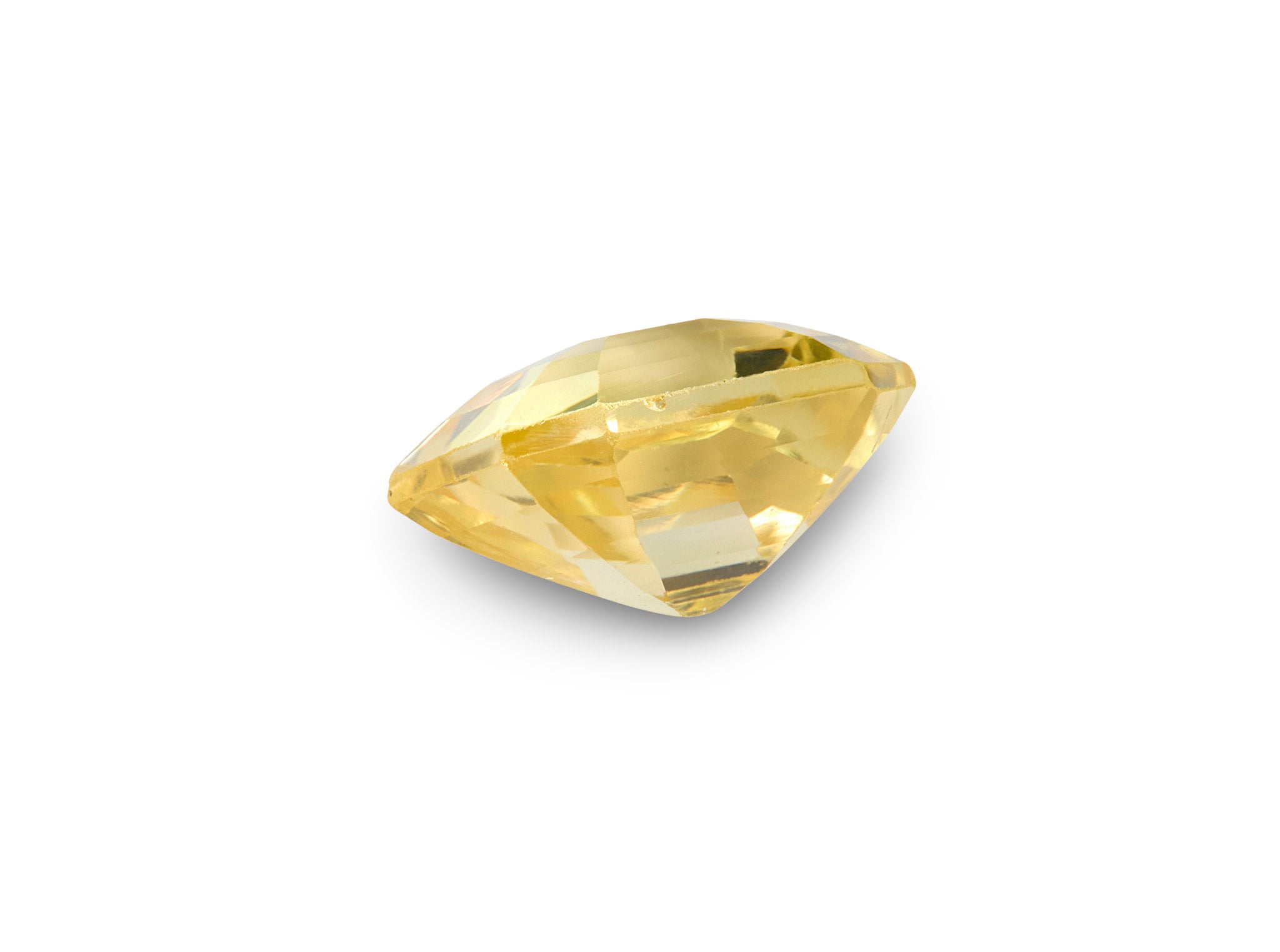 1.25ct Yellow Sapphire Emerald Cut Madagascar Origin