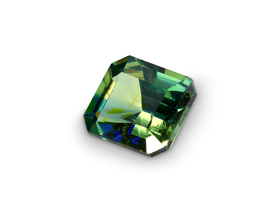 1.31ct Green Sapphire Emerald Cut