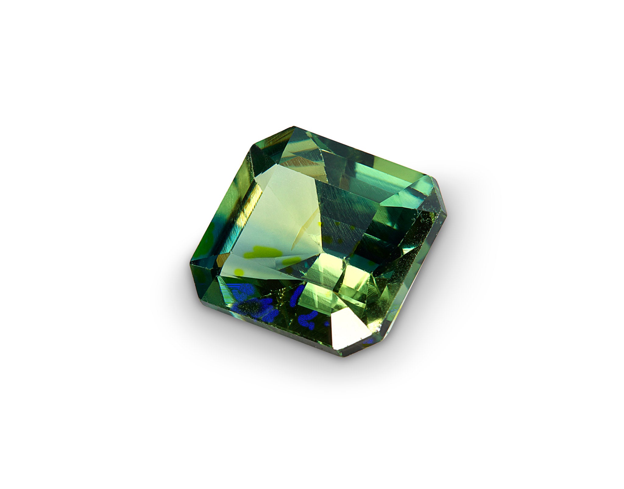 1.31ct Green Sapphire Emerald Cut