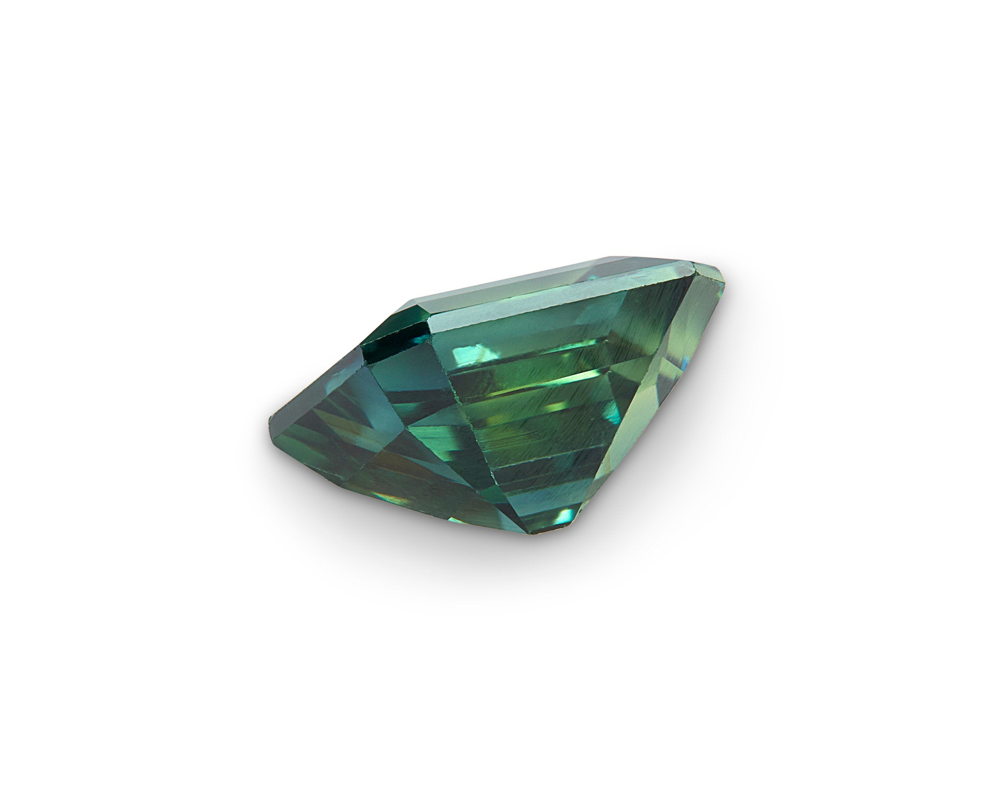 1.31ct Green Sapphire Emerald Cut