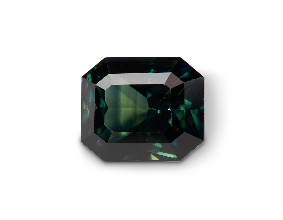 1.32ct Teal Green Sapphire - The Sapphire Merchant