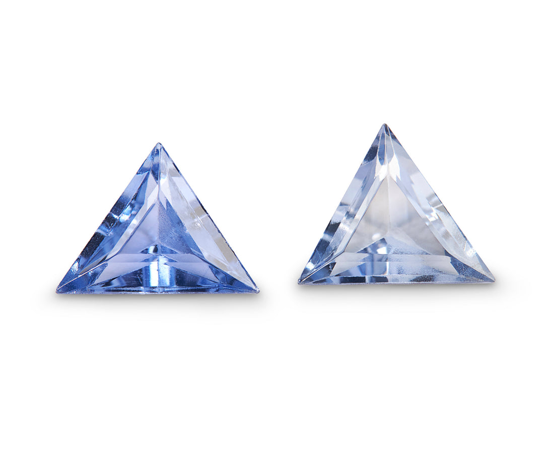 1.33ct Blue Sapphire Pair - The Sapphire Merchant