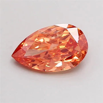 1.37ct Pear Lab Grown Diamond (Colour Fancy Orangey Brown, Clarity VS2, IGI Certified)