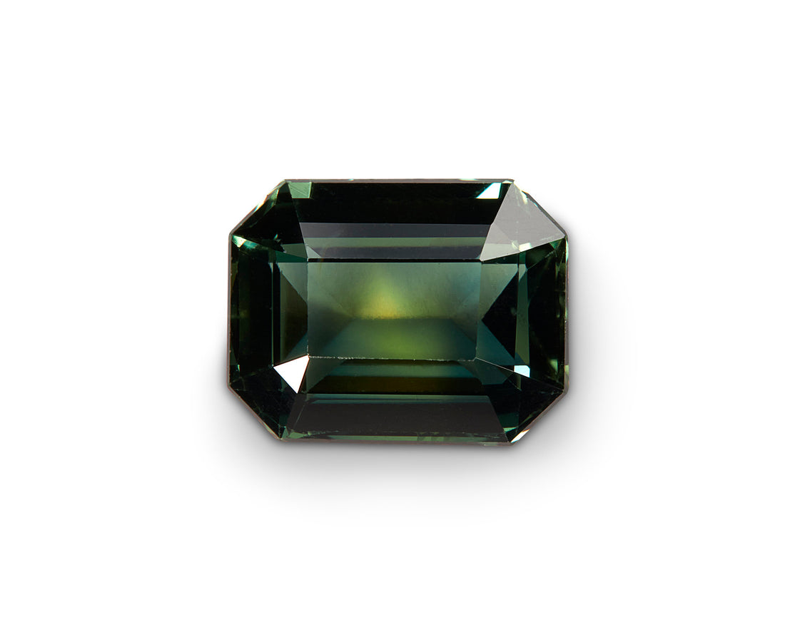 1.40ct Teal Green Sapphire - The Sapphire Merchant