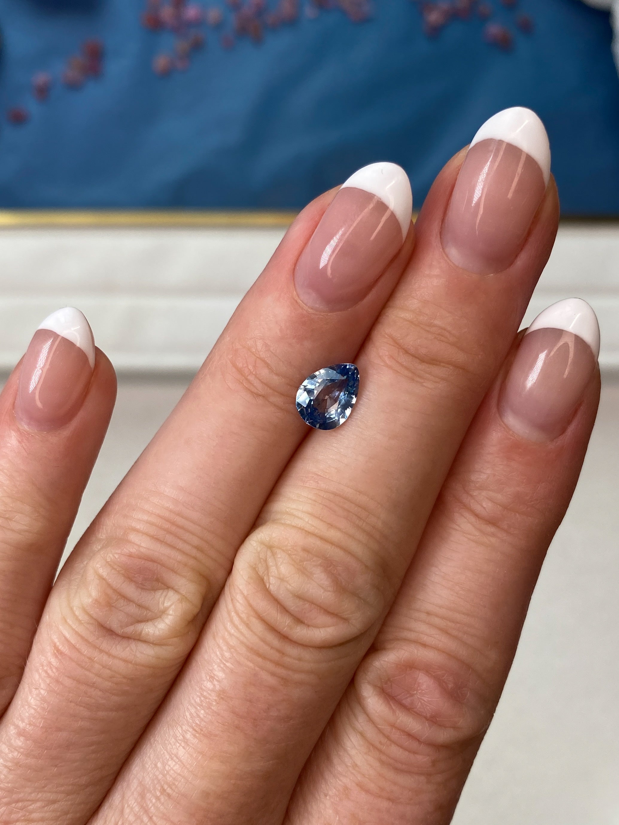 1.42ct Magul Gal Sapphire Pear Cut 1