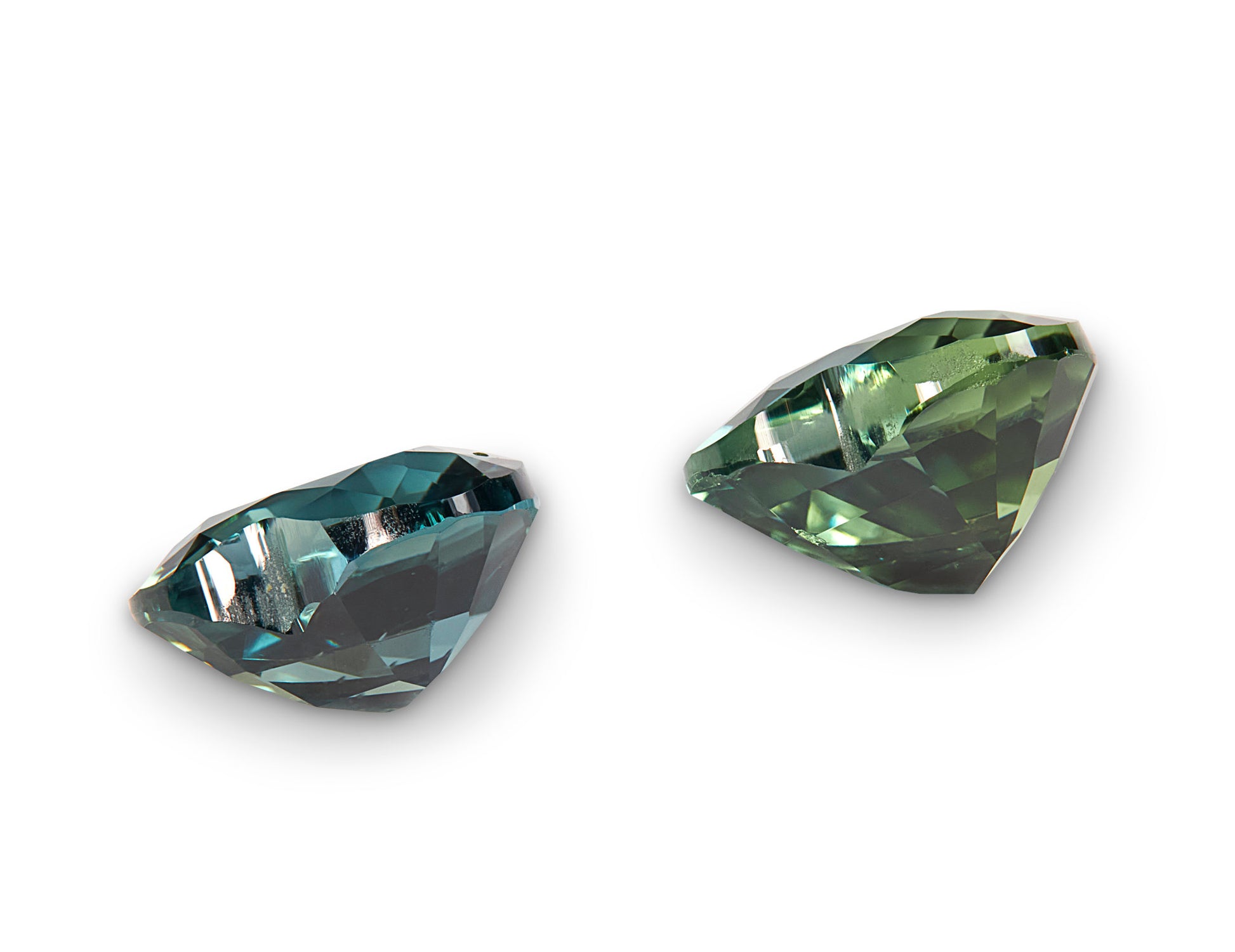 1.50ct Parti Sapphire Pair - The Sapphire Merchant