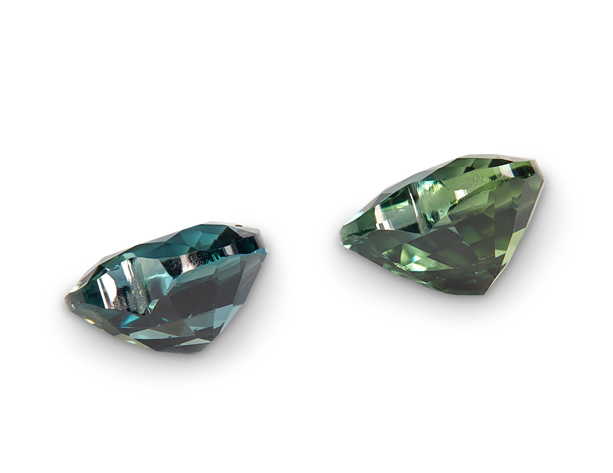 1.50ct Parti Sapphire Pair - The Sapphire Merchant