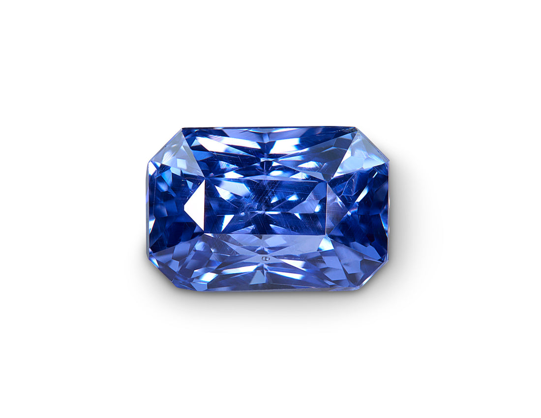 1.59ct Cornflower Blue Sapphire Radiant Cut