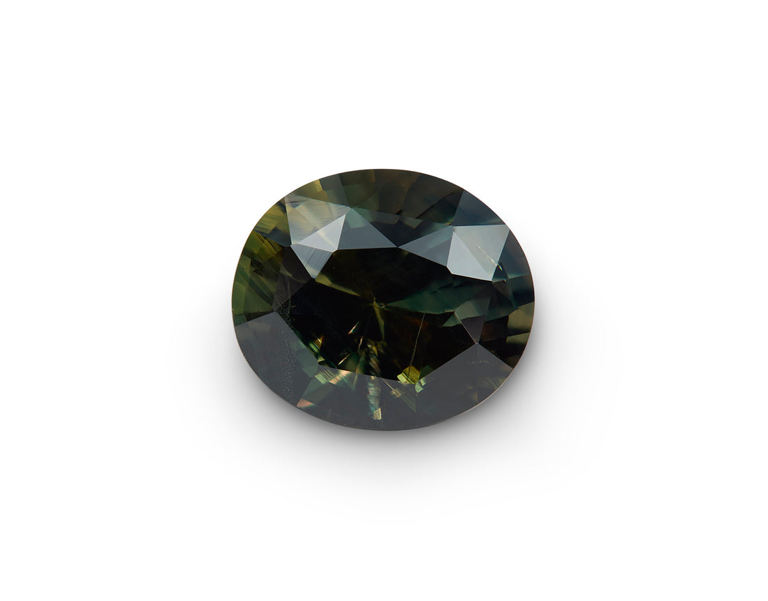 1.61ct Green Sapphire Unheated