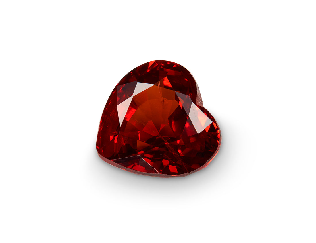 1.65ct Spessartite Garnet Heart Shape