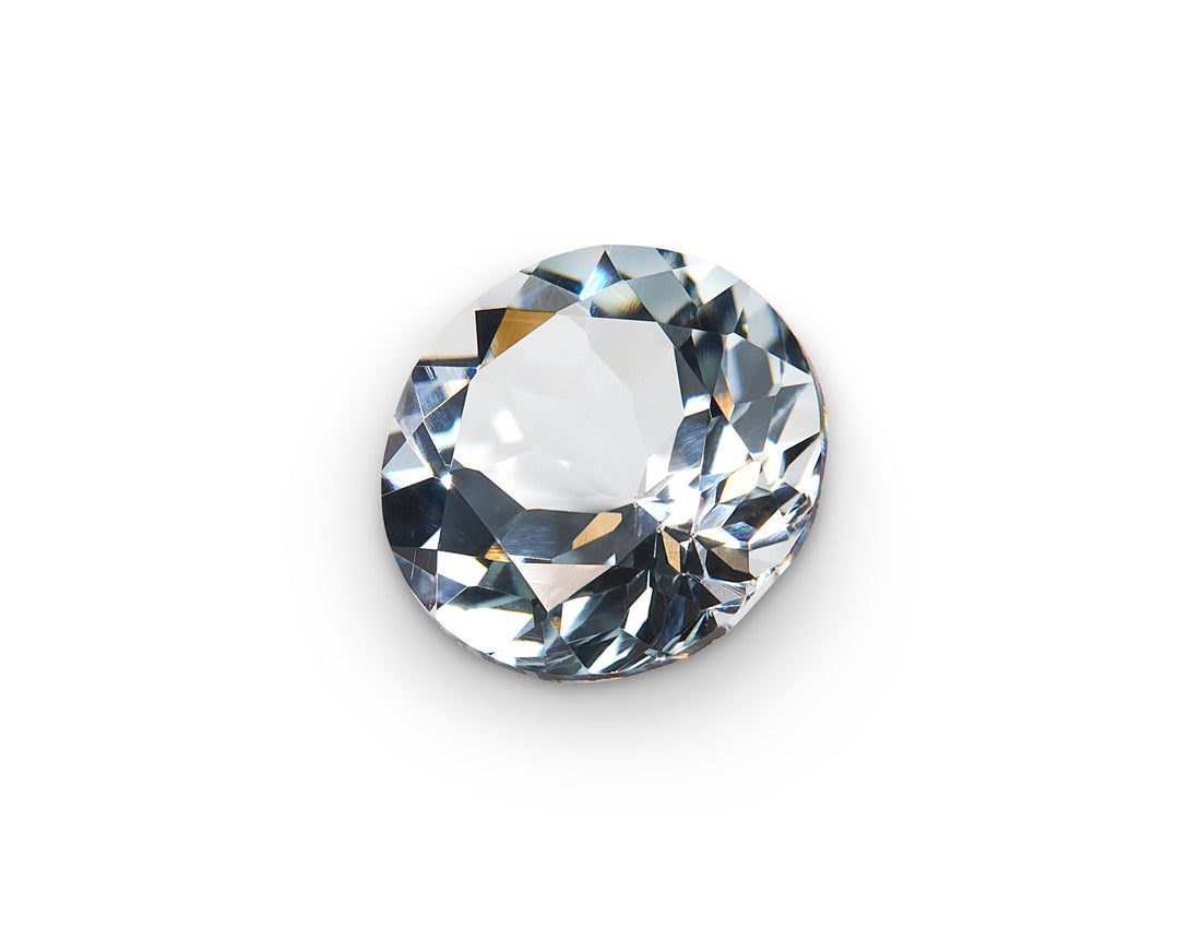 1.67ct Aquamarine Gemstone Round Brilliant
