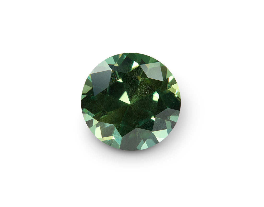 1.76ct Green Sapphire Round Cut Australia Origin