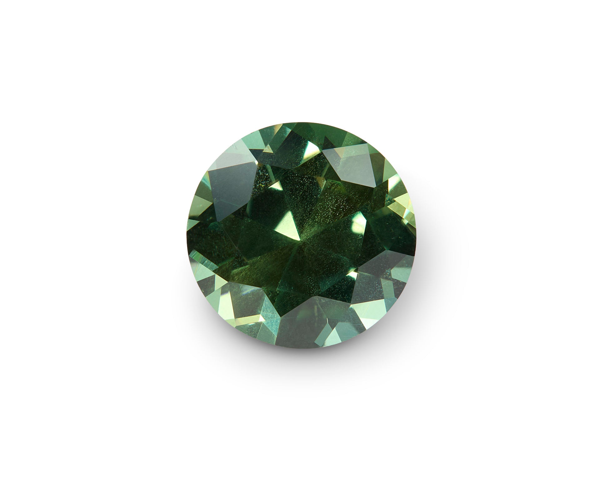 1.76ct Green Sapphire Round Cut Australia Origin