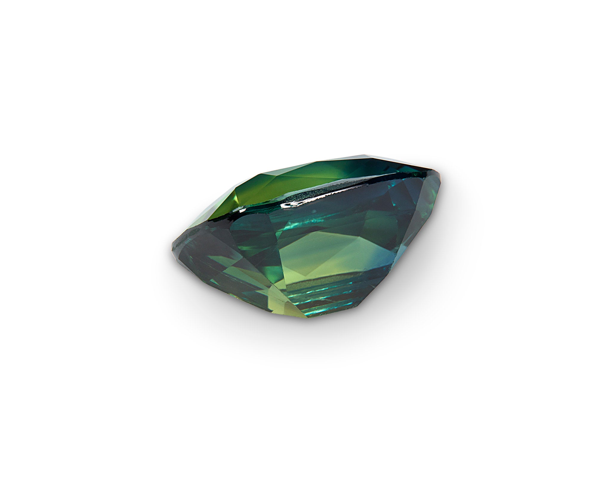1.78ct Green Sapphire Cushion Cut