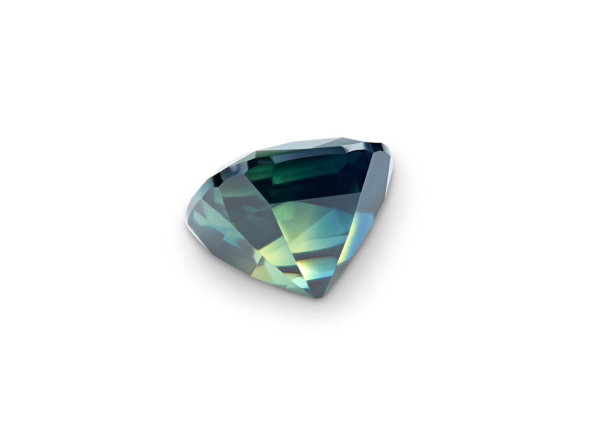1.80ct Parti Sapphire Cushion Cut Australia Origin No Heat
