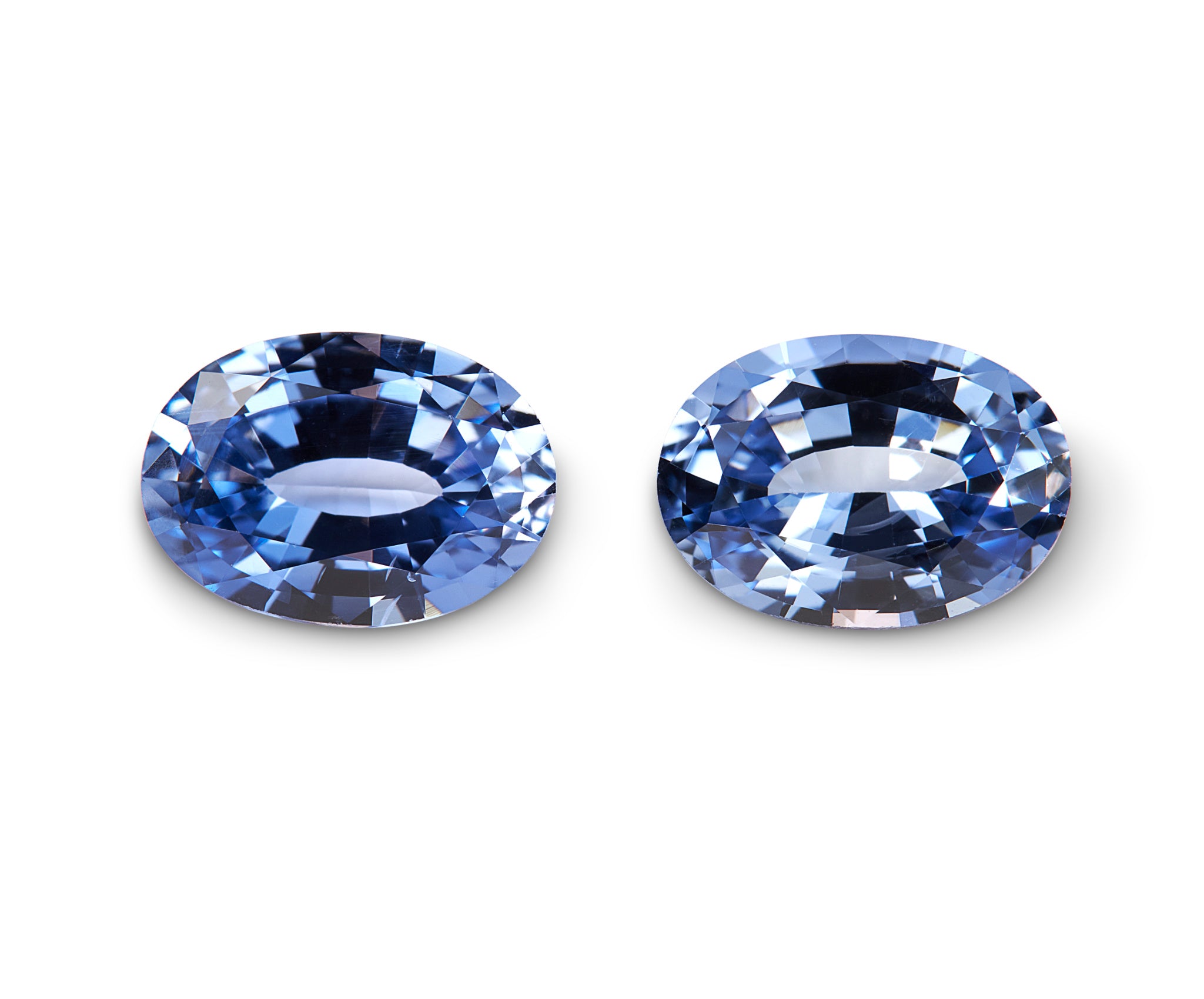 1.91ct Cornflower Blue Sapphire Pair - The Sapphire Merchant