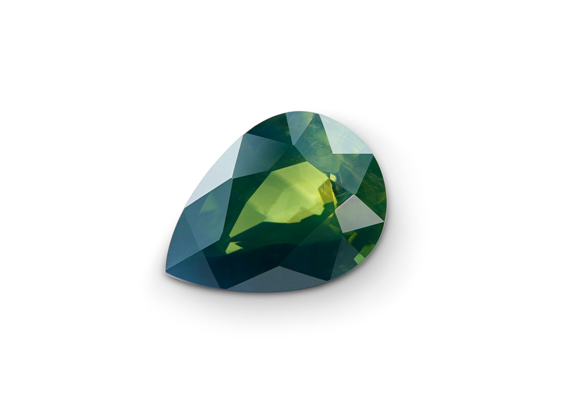 1.91ct Parti Sapphire Pear Cut Australia Origin