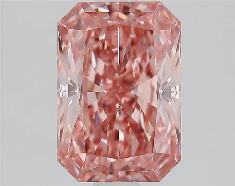 1.94ct Radiant Lab Grown Diamond (Colour Fancy Vivid Pink, Clarity VS1, IGI Certified)