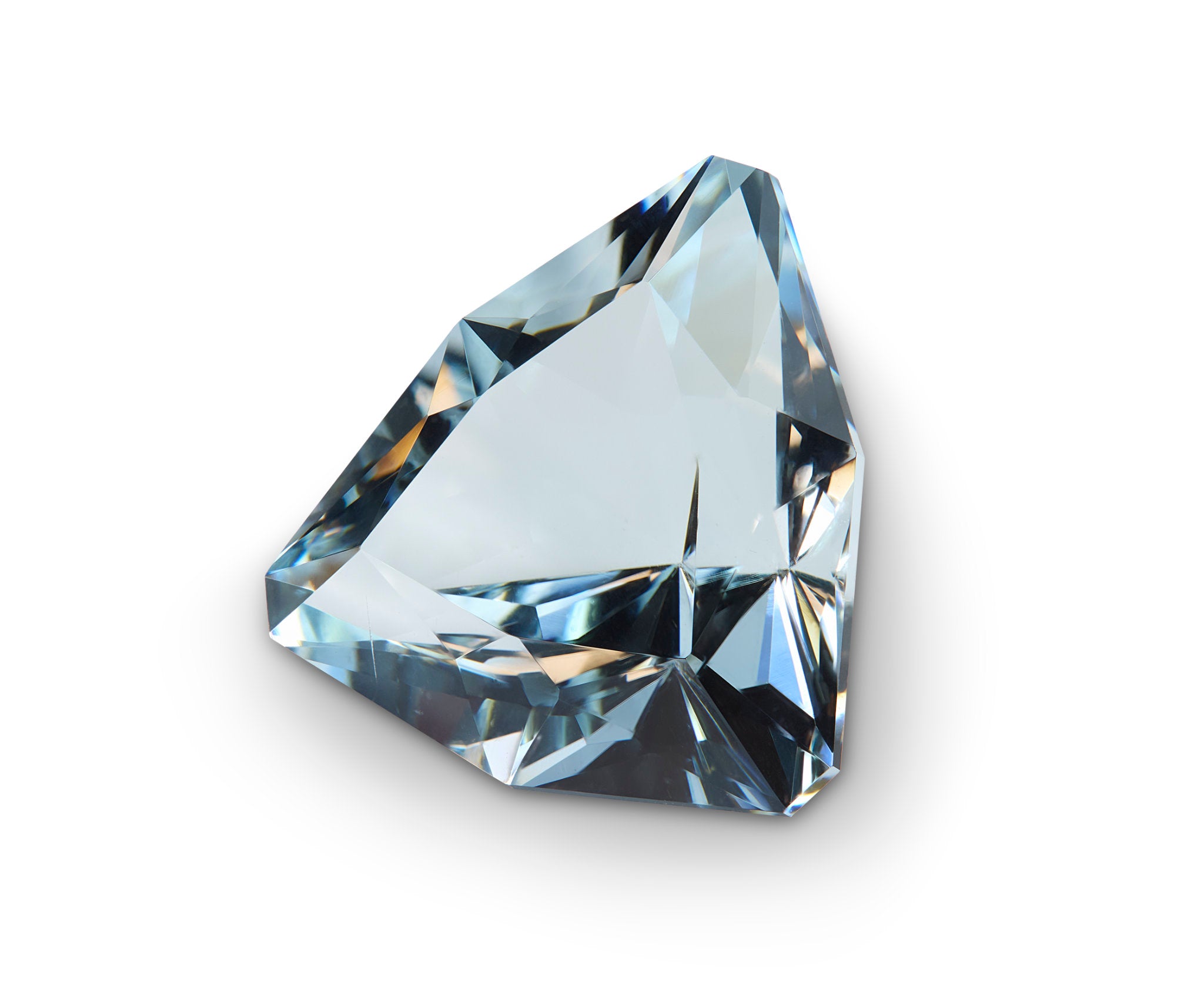 10.87ct Aquamarine Trillion Cut