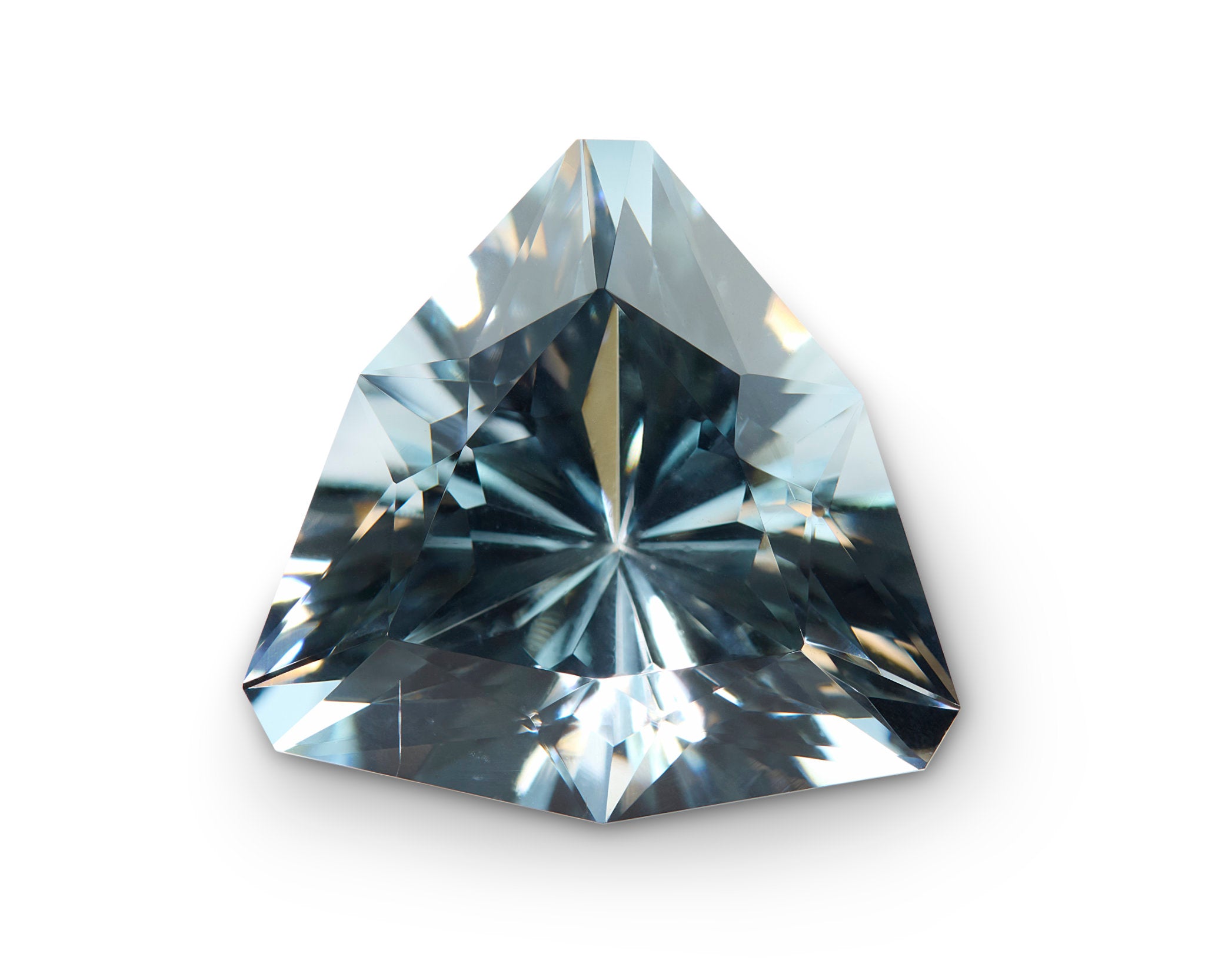 10.87ct Aquamarine Trillion Cut
