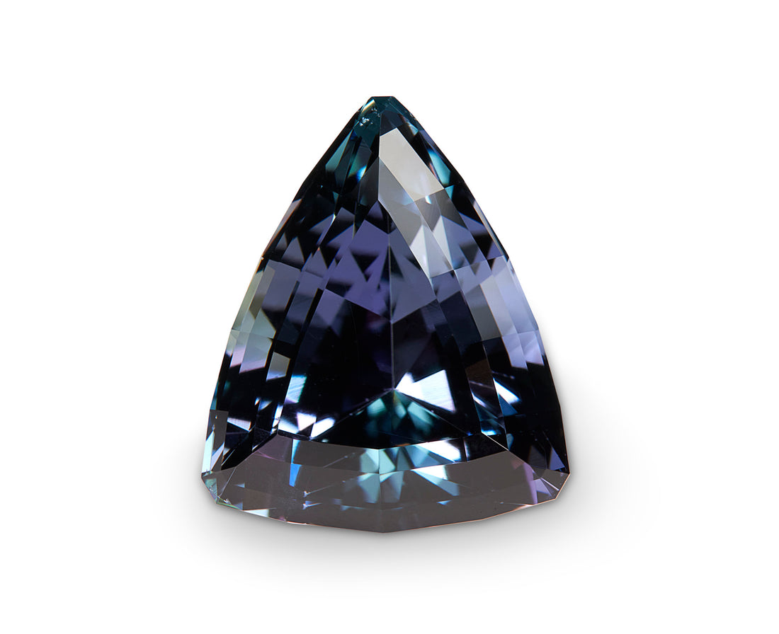 11.40ct Tanzanite Zoisite Trillion Cut