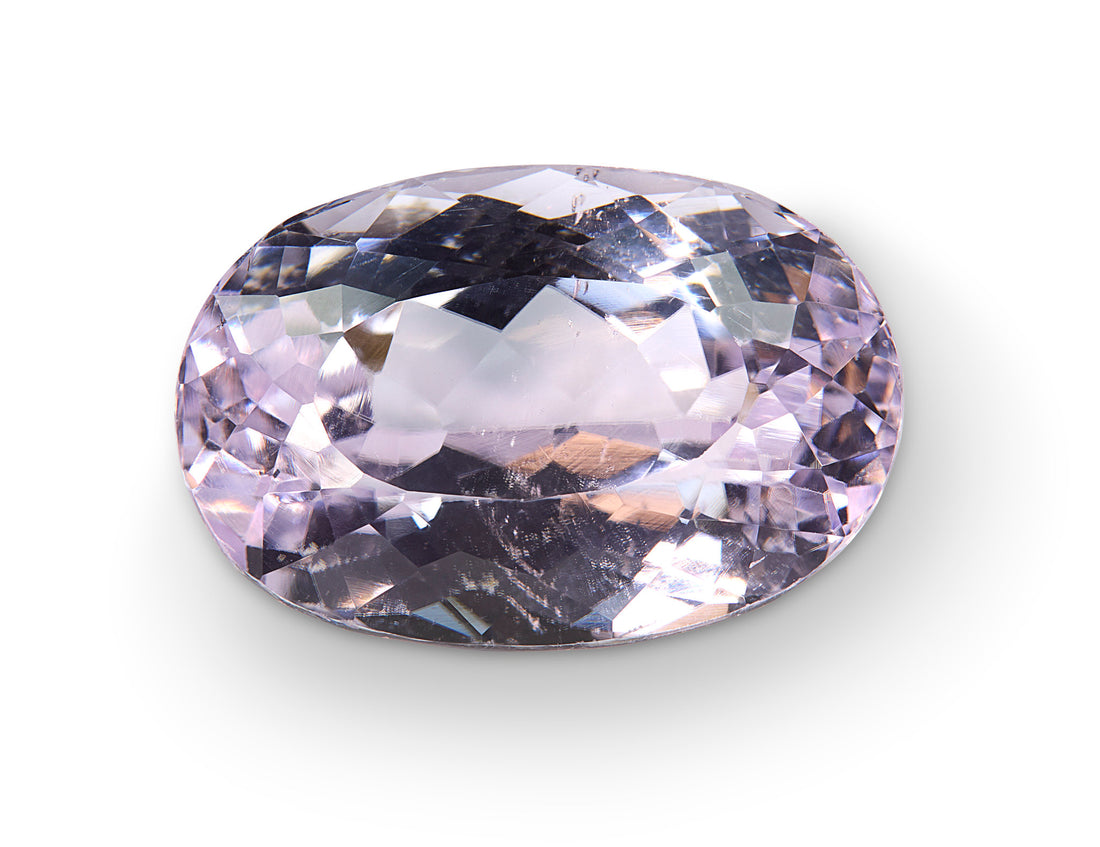 large oval pink kunzite