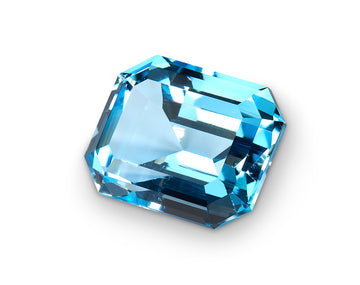 Swiss blue topaz exceptional color