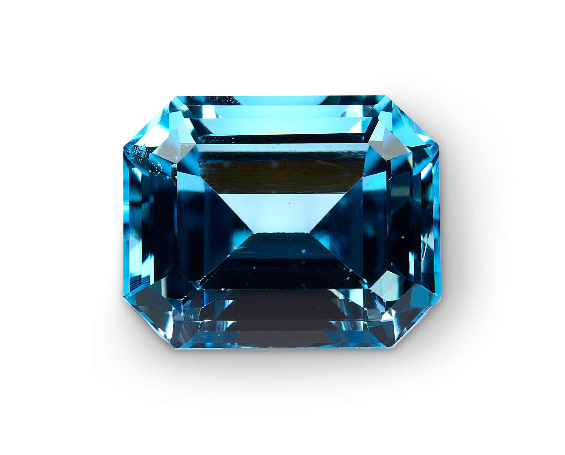 Swiss blue topaz exceptional color