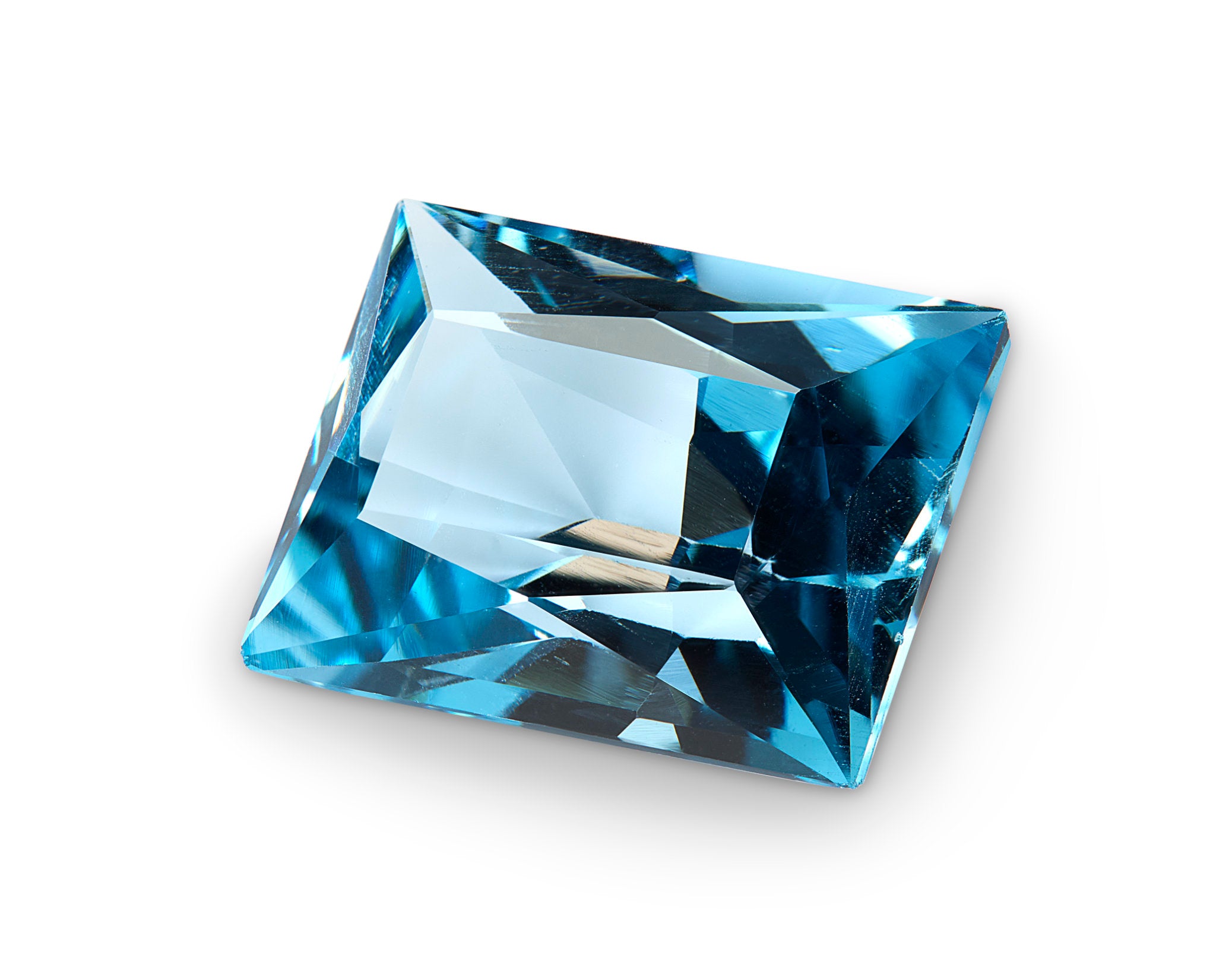 Swiss blue topaz exceptional color