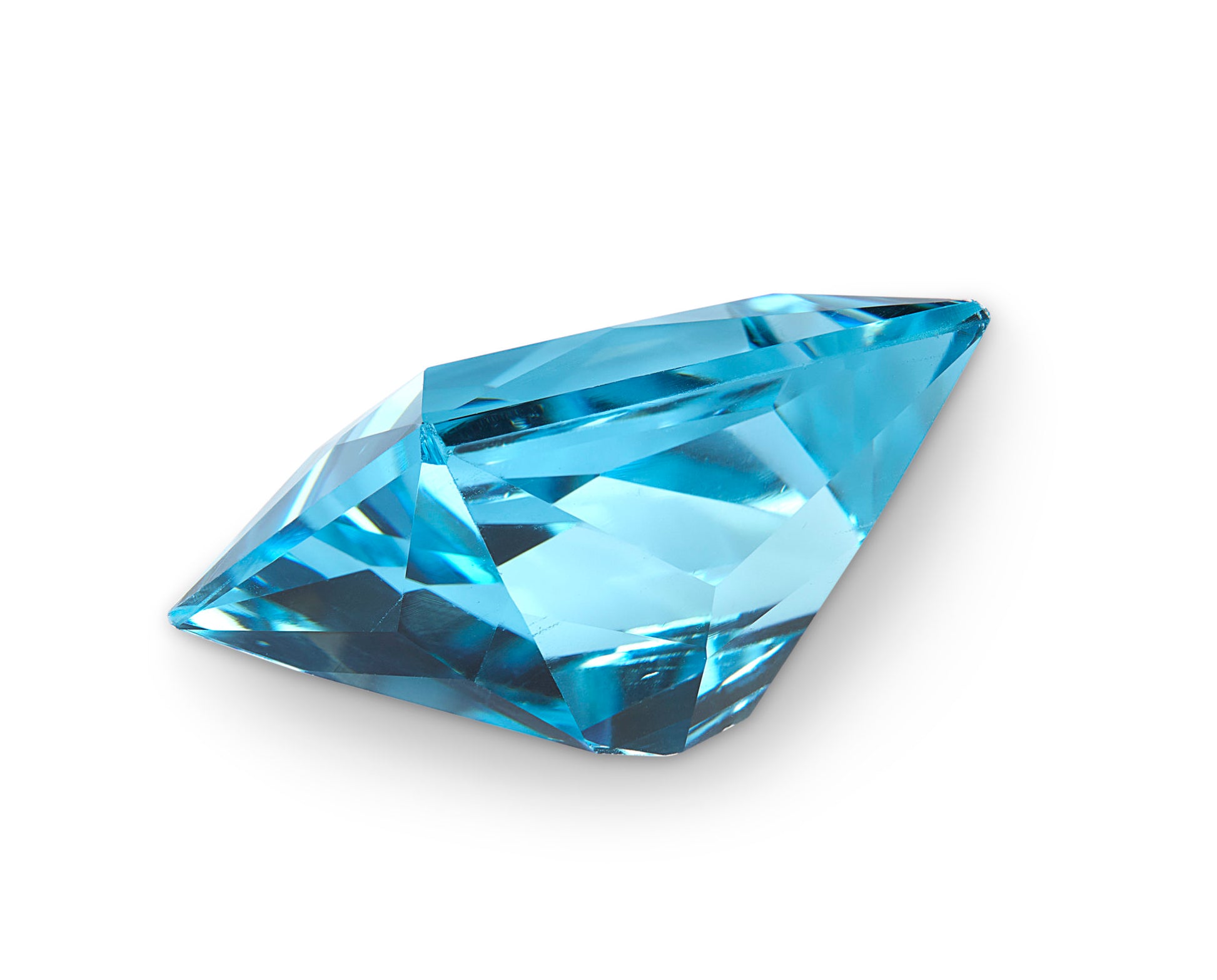 Swiss blue topaz exceptional color