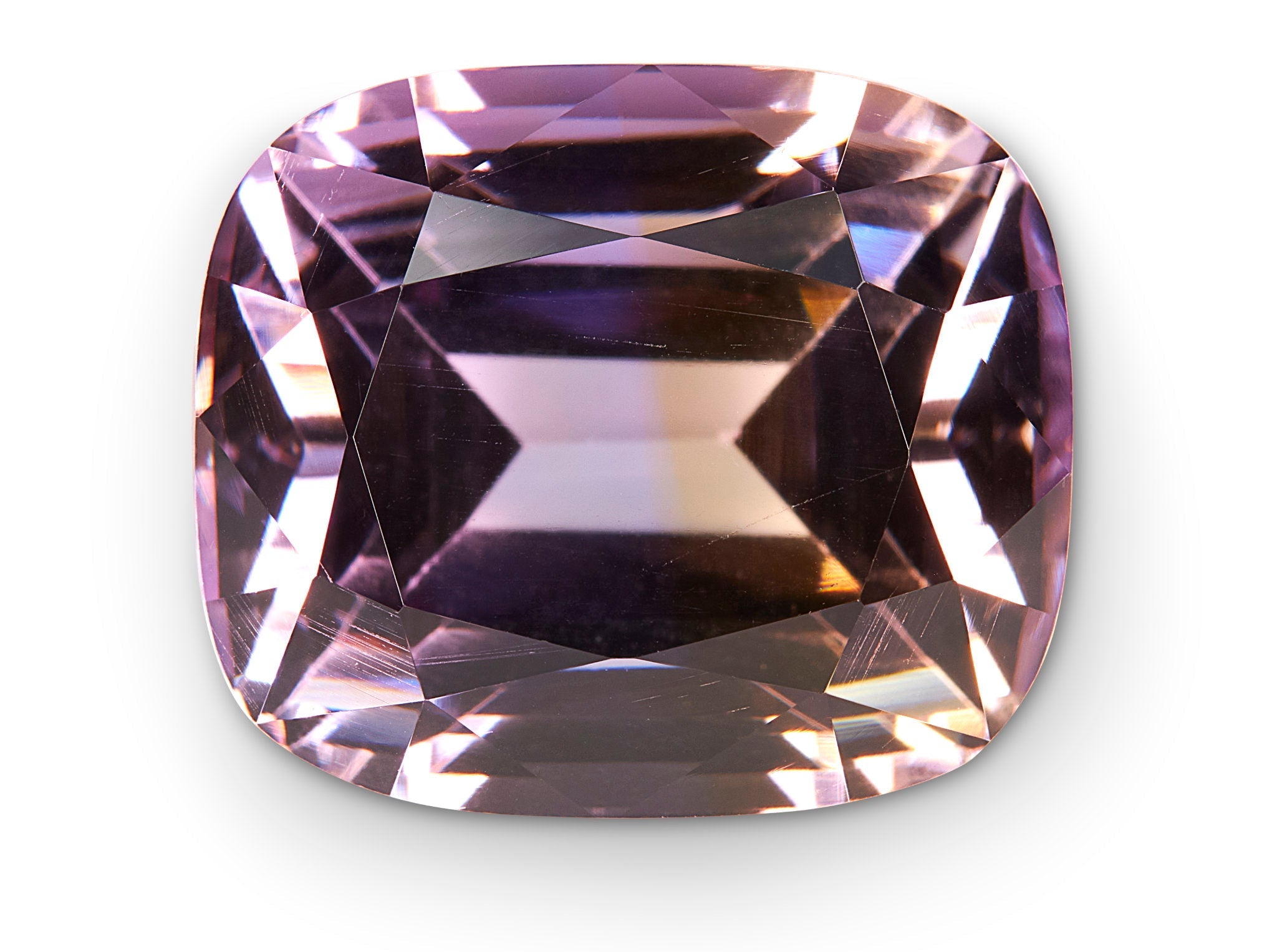19.83ct Ametrine Quartz Cushion Cut Gemstone