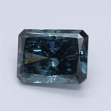 2.00ct Radiant Lab Grown Diamond (Colour Fancy Deep Blue, Clarity SI2, IGI Certified)