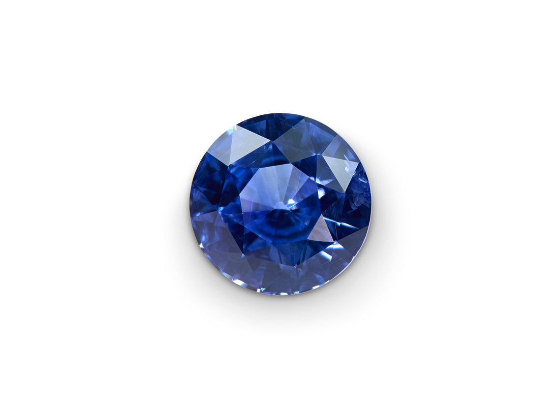 2.01ct Cornflower Blue Ceylon Sapphire Round Cut