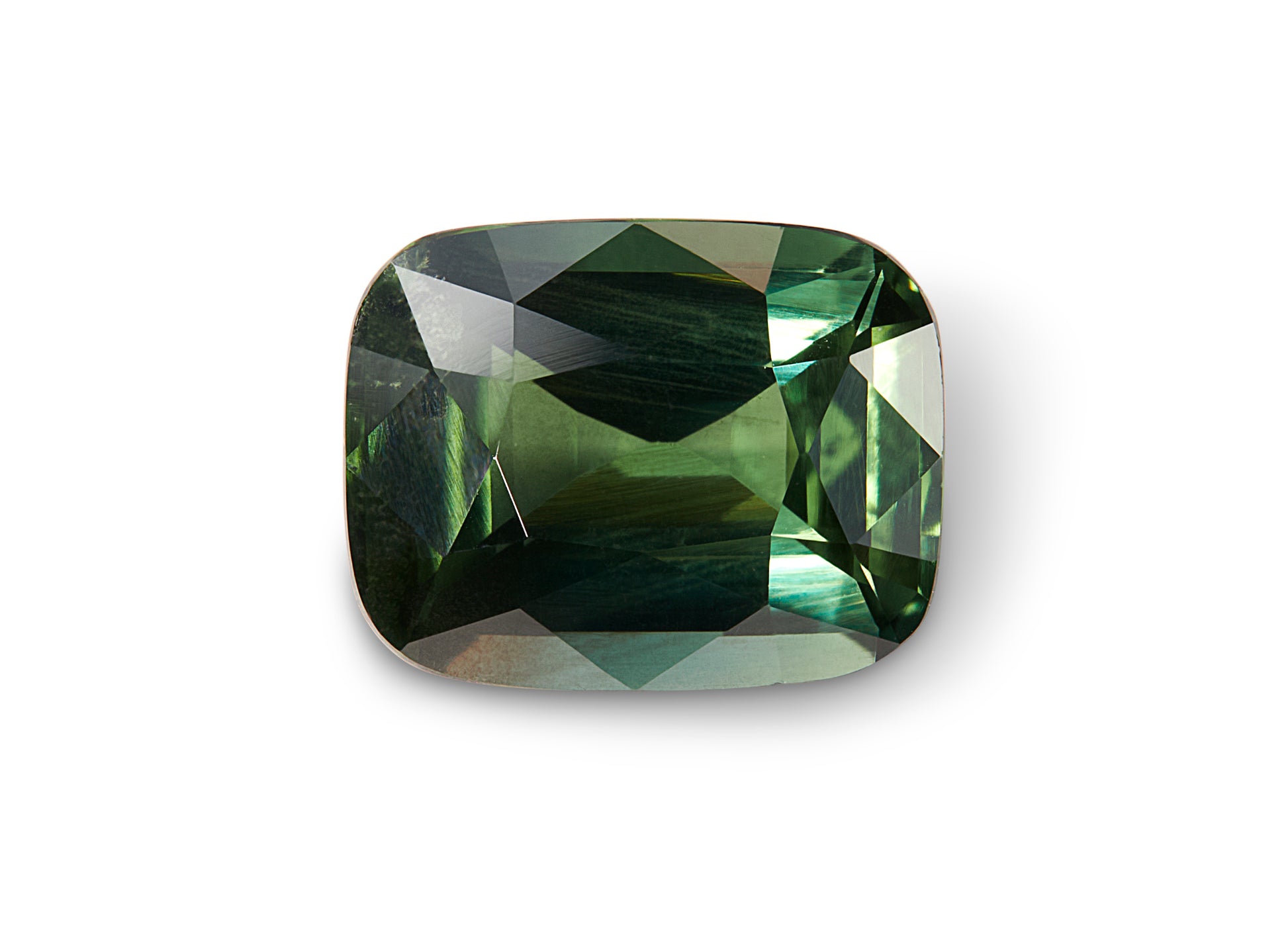 2.02ct Teal Green Sapphire - The Sapphire Merchant