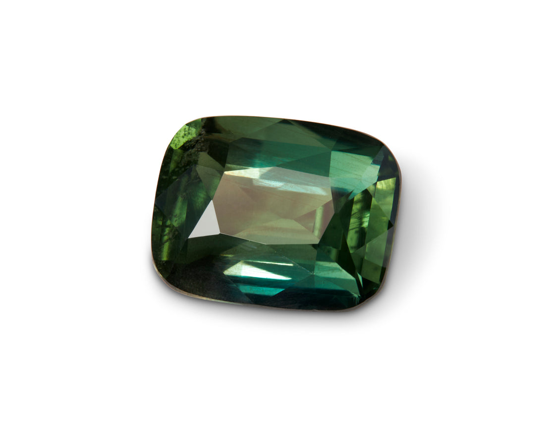 2.02ct Teal Green Sapphire - The Sapphire Merchant