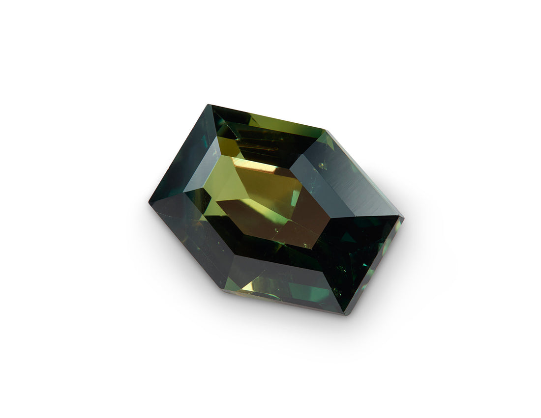 2.02ct Kite Cut Green Sapphire