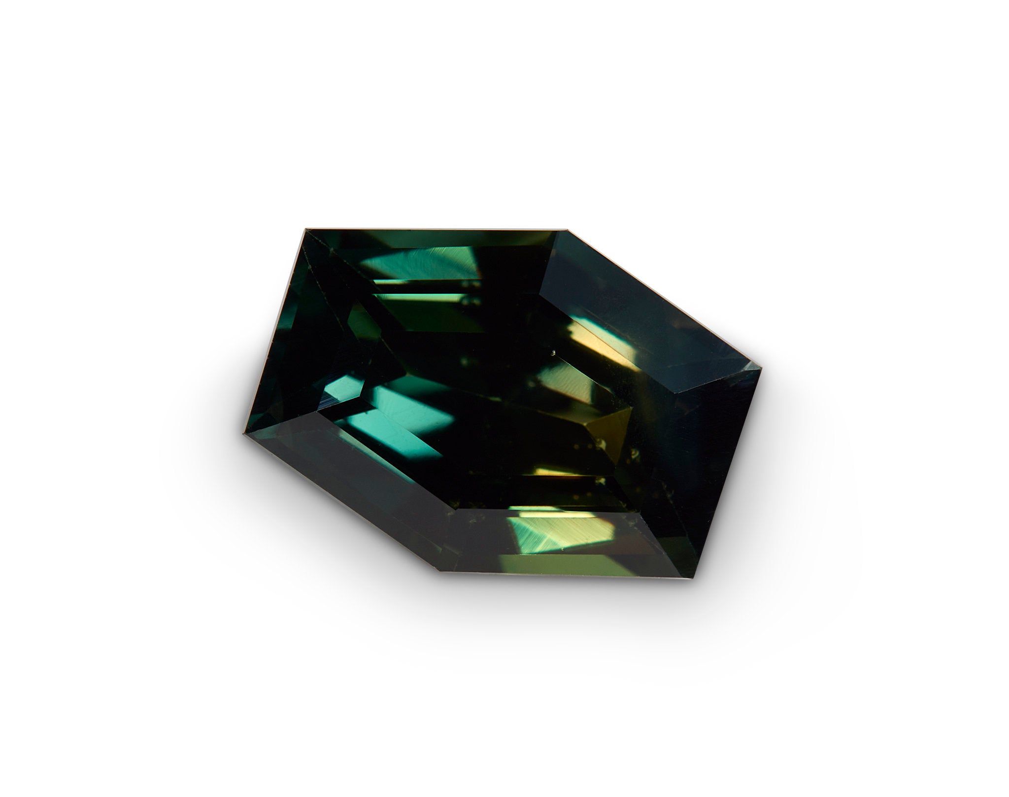 2.02ct Kite Cut Green Sapphire