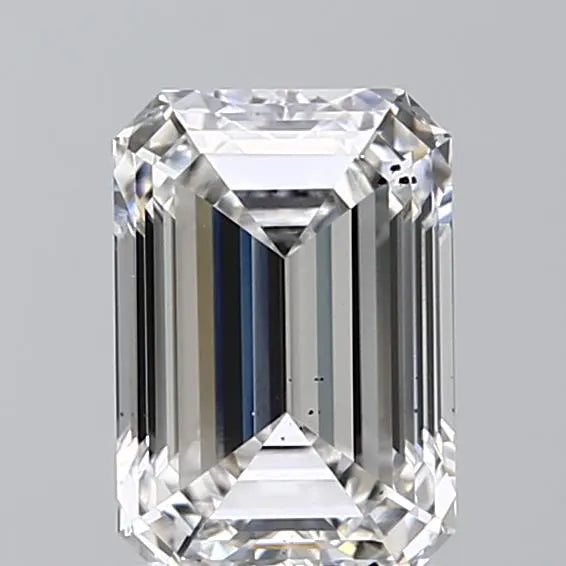 2.04ct Emerald Lab Grown Diamond (Colour E, Clarity SI1, IGI Certified)