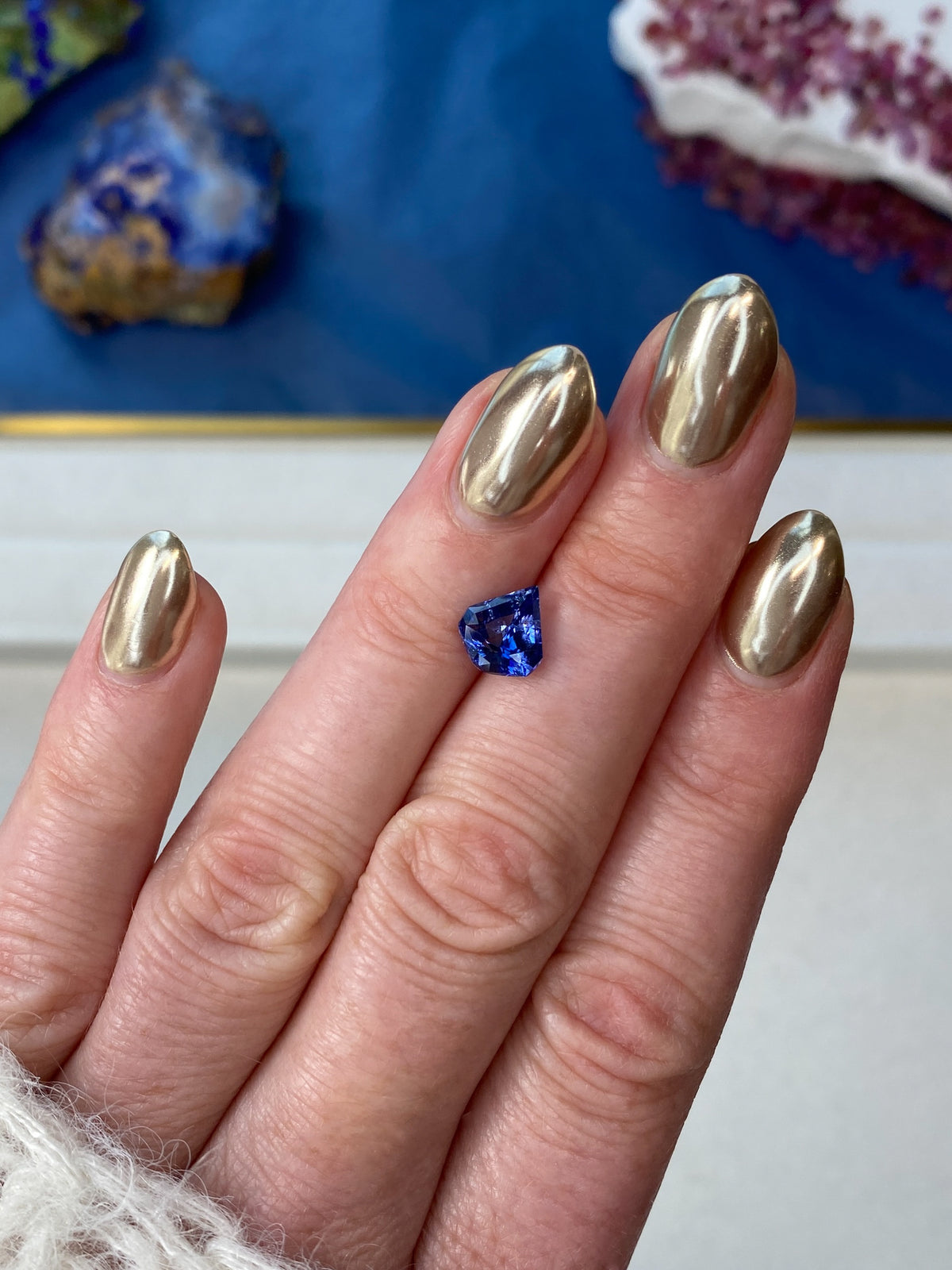 2.09ct Blue Sapphire Fancy Cut Sri Lanka