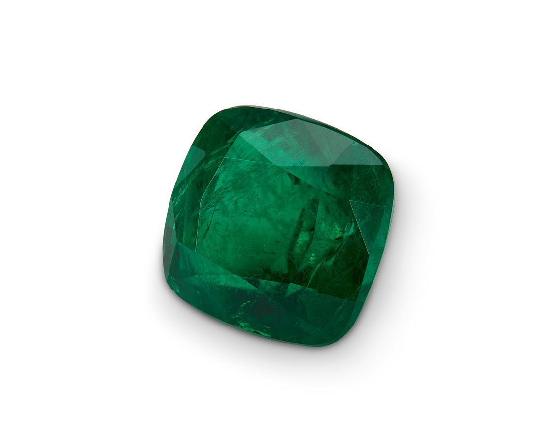 2.13ct Zambian Emerald Cushion Shape