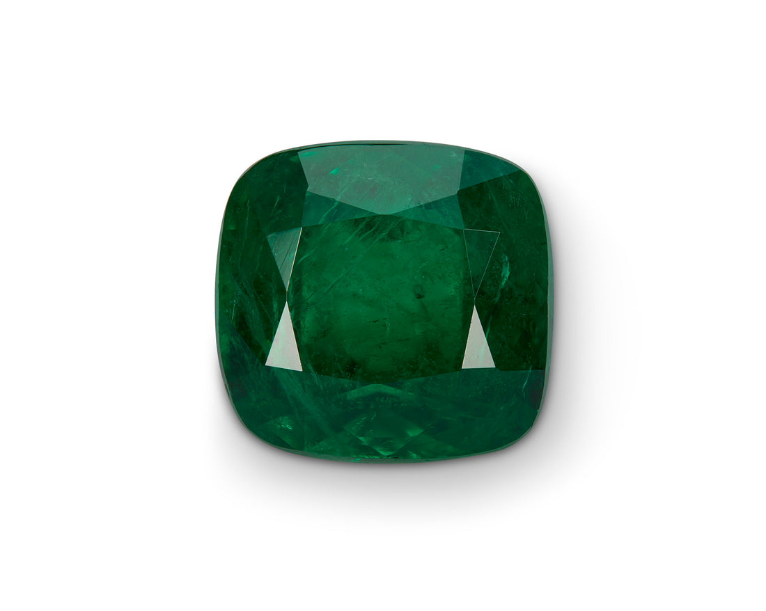2.13ct Zambian Emerald Cushion Shape