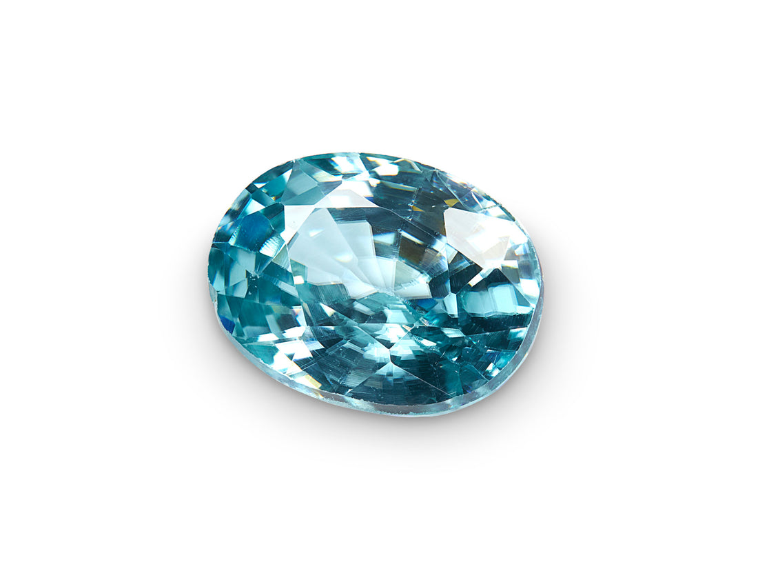 2.17ct Cambodian Blue Zircon - The Sapphire Merchant