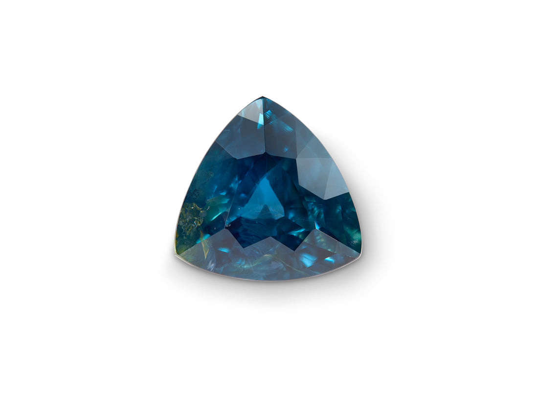 2.17ct Vivid Blue Sapphire Trillion Cut Australia Origin