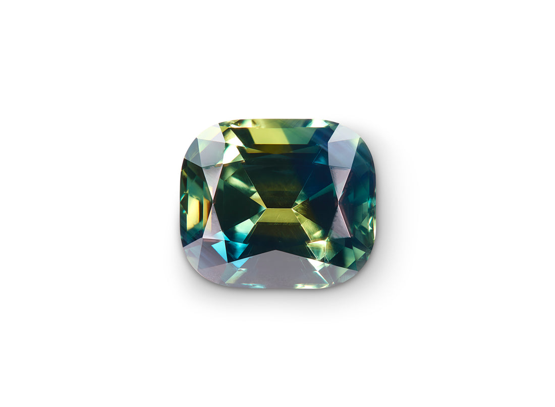 2.20ct Parti Sapphire Cushion Cut